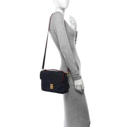 Louis Vuitton Empreinte Pochette Metis Marine Rouge 2 of 14