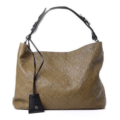 Louis Vuitton Monogram Lambskin Antheia IXIA GM Olive 1 of 4