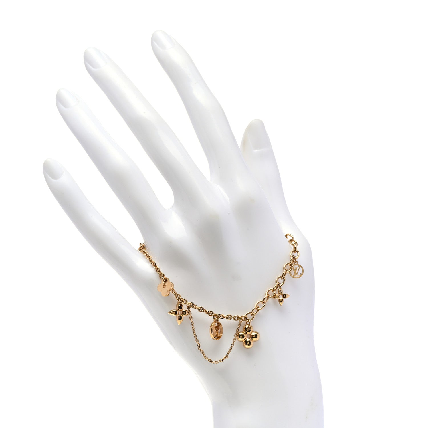 Louis Vuitton Metal Monogram Blooming Supple Bracelet 2 of 5