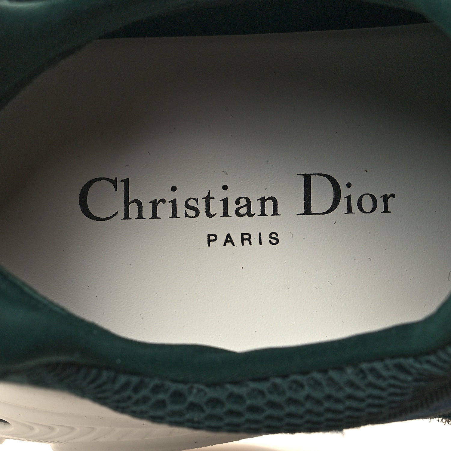 Christian Dior Technical Fabric Camouflage Tie and Dior Womens D-Wander Sneakers 37 Cypress Green 9 of 10
