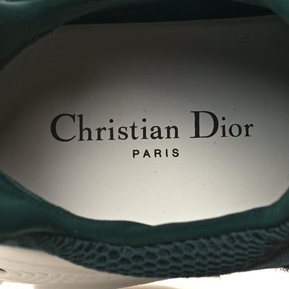 Christian Dior Technical Fabric Camouflage Tie and Dior Womens D-Wander Sneakers 37 Cypress Green 9 of 10