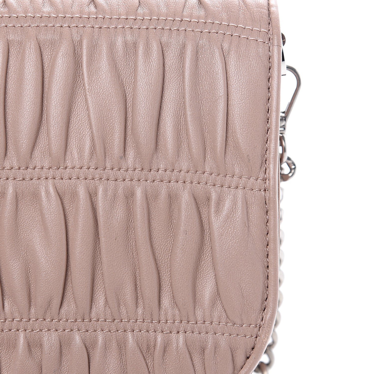 Prada Nappa Gaufre Flap Cipria 9 of 10