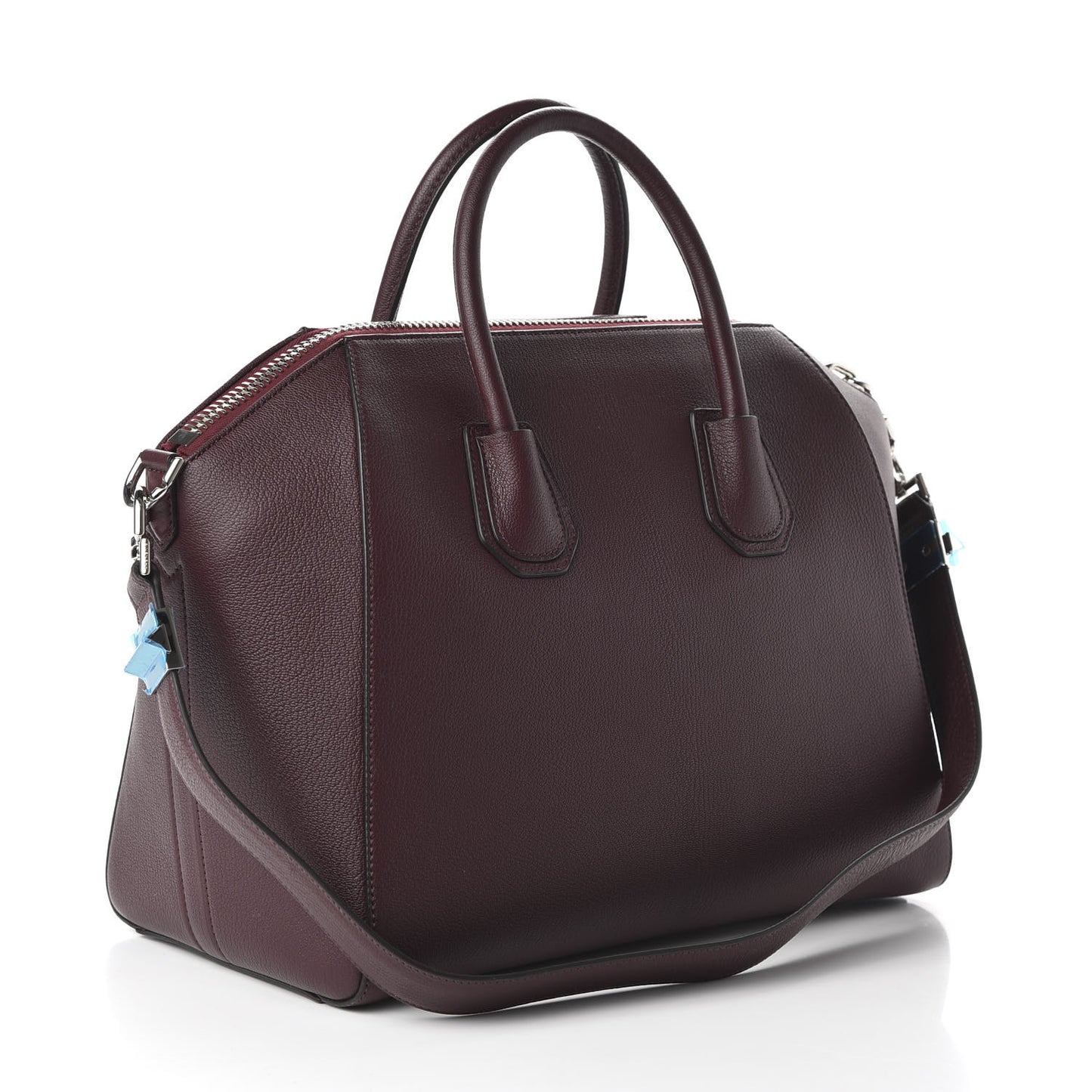Sugar Goatskin Medium Antigona Aubergine