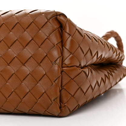 Bottega Veneta Nappa Intrecciato Medium Andiamo Shoulder Bag Cognac 9 of 11