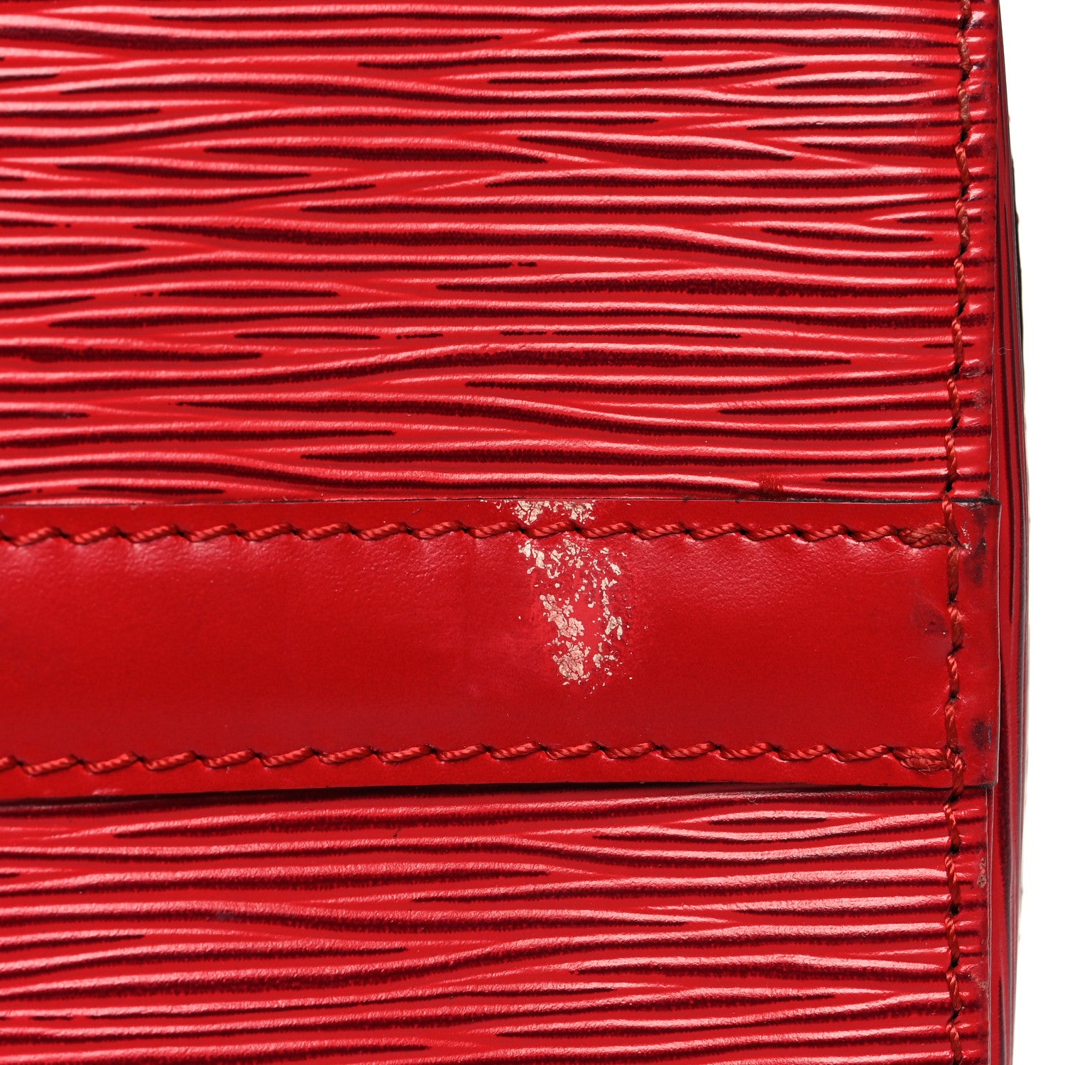 Louis Vuitton Epi Speedy 25 Castillan Red 13 of 15