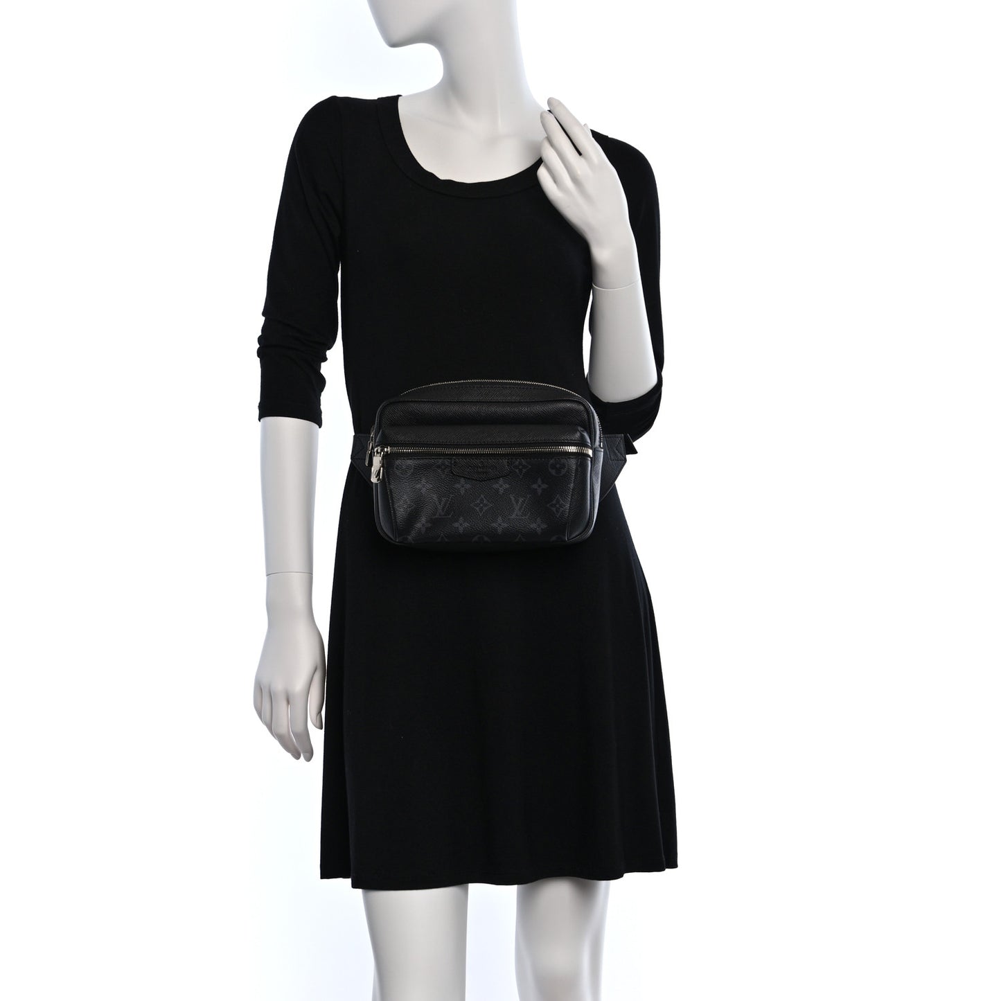 Taiga Monogram Outdoor Bumbag Black