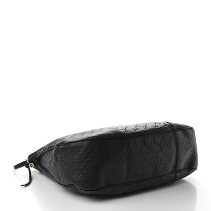 Gucci Guccissima Large Bree Hobo Black 4 of 11