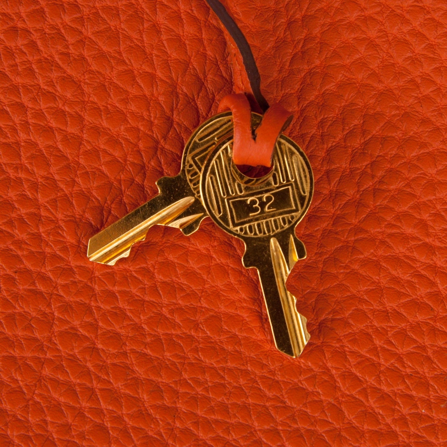 Togo Birkin 35 Orange
