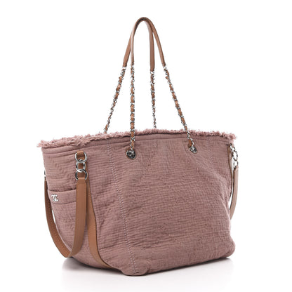 Chanel Canvas Small Double Face Tote Pink 3 of 13