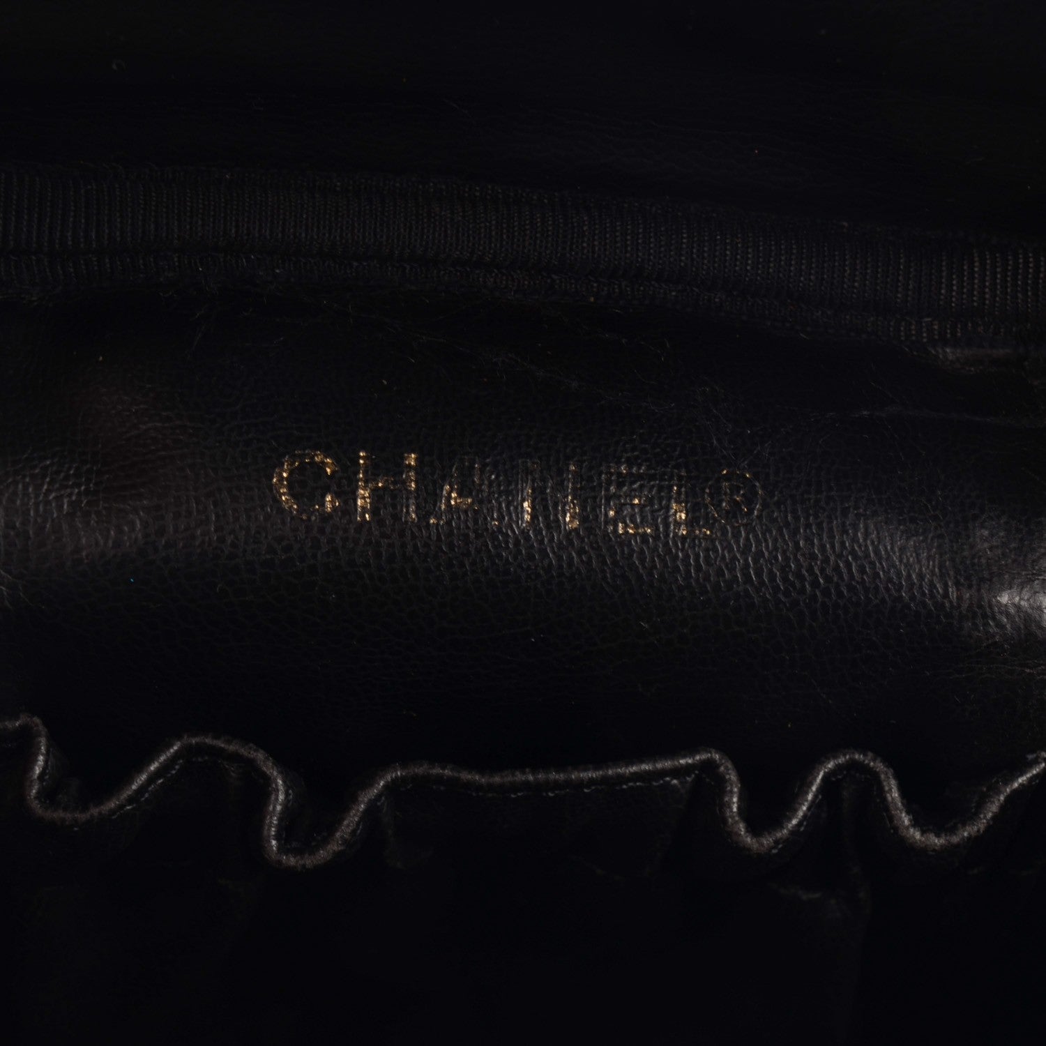 Chanel Caviar Vanity Cosmetic Case Black 7 of 9