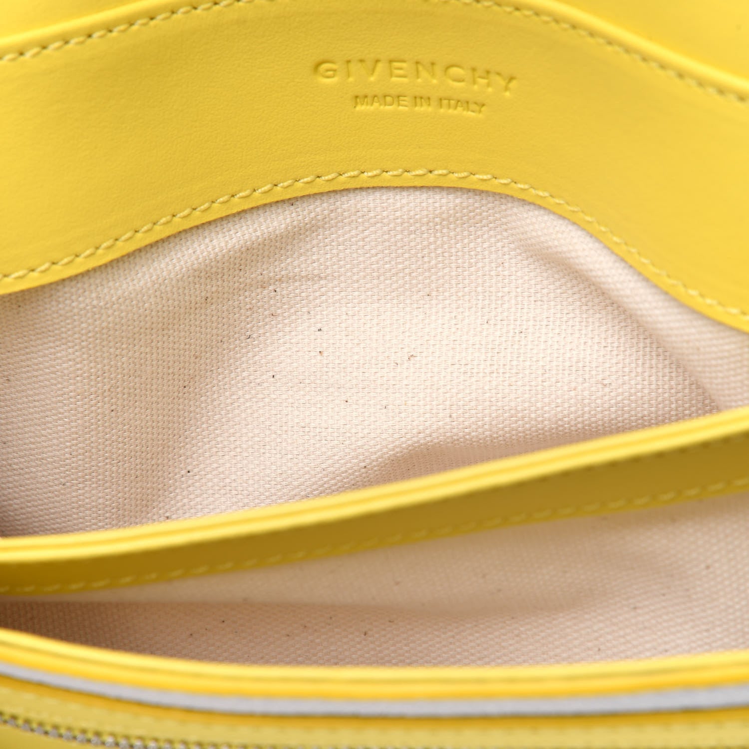 Givenchy Calfskin Duetto Crossbody Bag Yellow 8 of 17