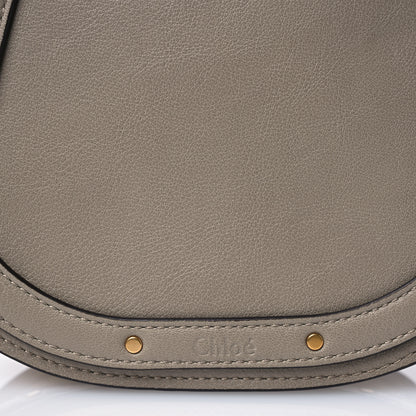 Chloe Calfskin Suede Small Nile Bracelet Bag Motty Grey 8 of 12