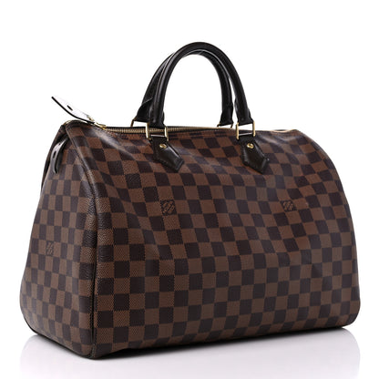 Louis Vuitton Damier Ebene Speedy 35 3 of 12
