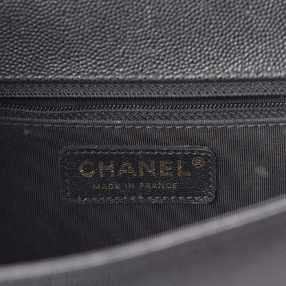 Chanel Caviar Quilted New Medium Boy Flap Black 6 of 12