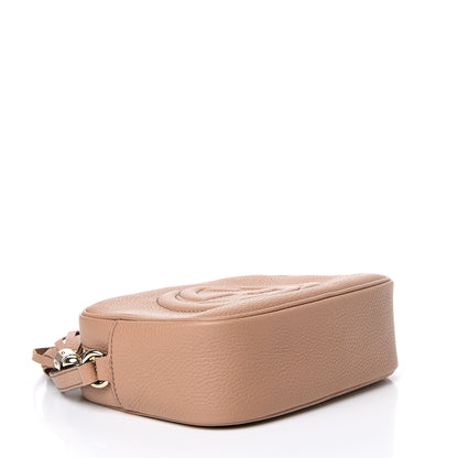 Gucci Pebbled Calfskin Small Soho Disco Bag Rose Beige 3 of 9
