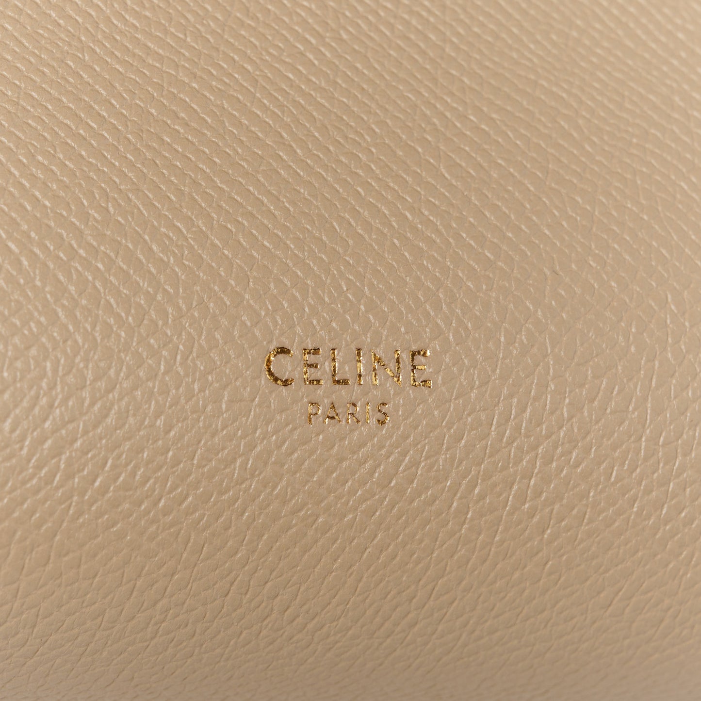 Grained Calfskin Micro Belt Bag Light Taupe