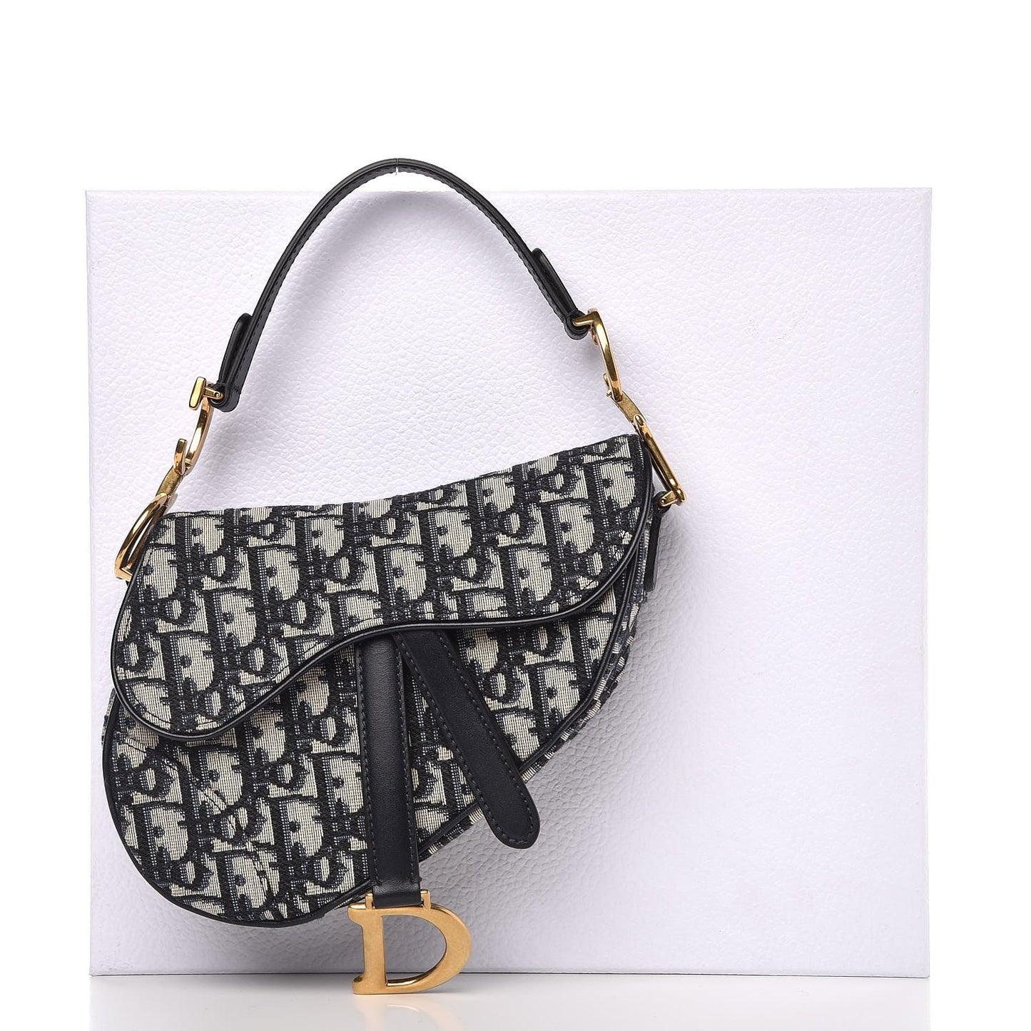 Oblique Mini Saddle Bag Blue