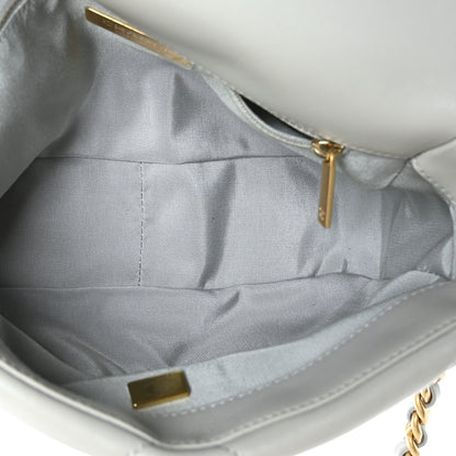 Chanel Lambskin Quilted Medium Chanel 19 Flap Grey 5 of 9