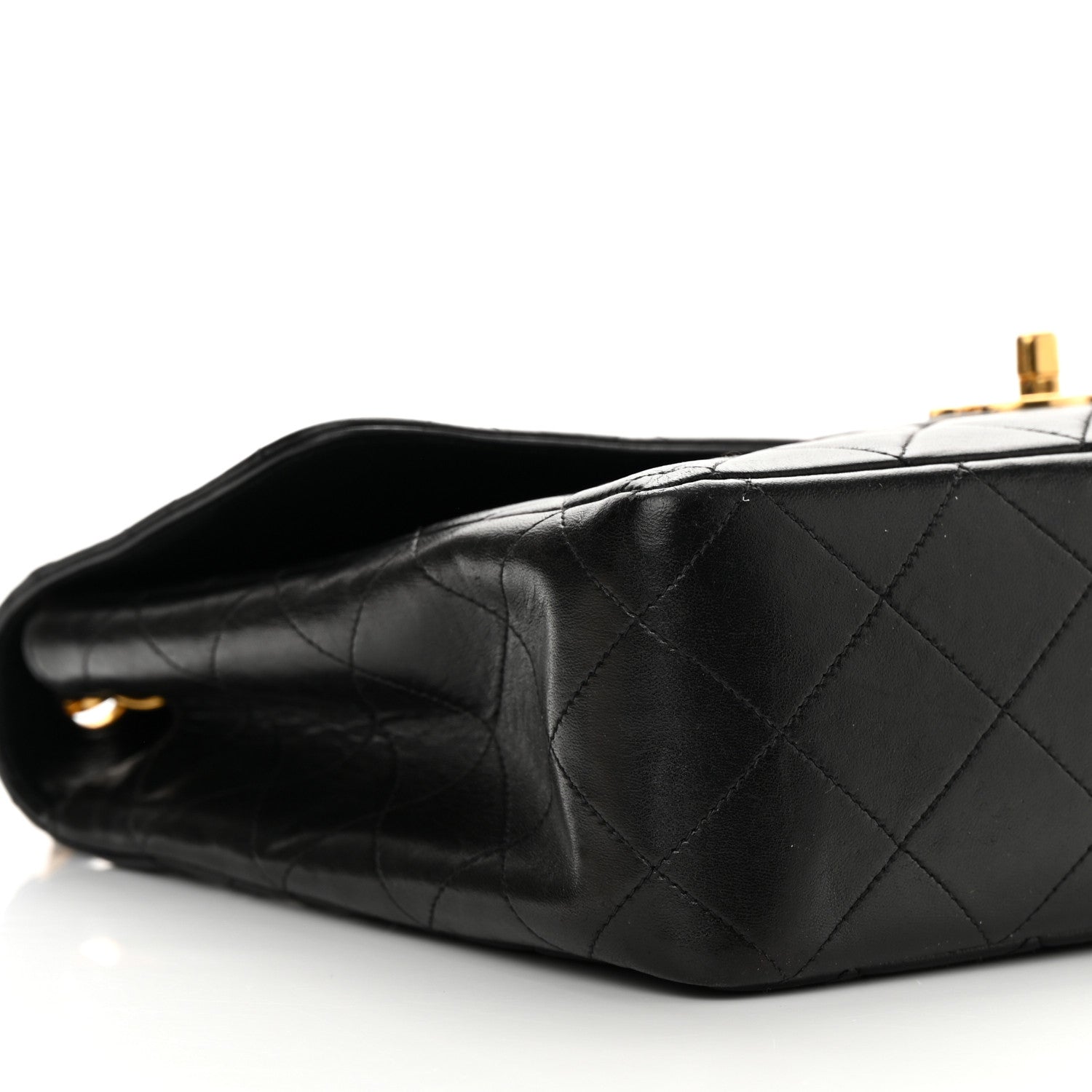 Chanel Lambskin Quilted Jumbo Single Flap Black 9 of 19