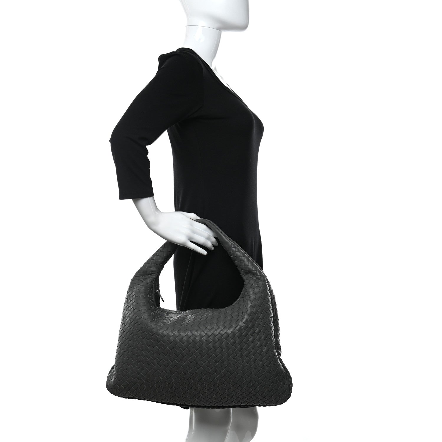 Bottega Veneta Nappa Intrecciato Large Veneta Hobo Matita 2 of 13