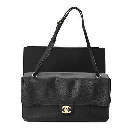 Chanel Grained Calfskin Small Souplissimo Maxi Flap Black 12 of 12