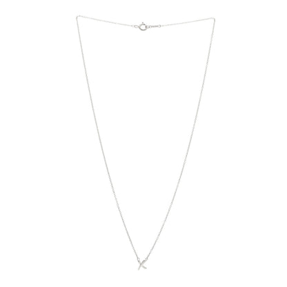 Tiffany Sterling Silver Paloma Picasso Graffiti X Pendant Necklace 2 of 4