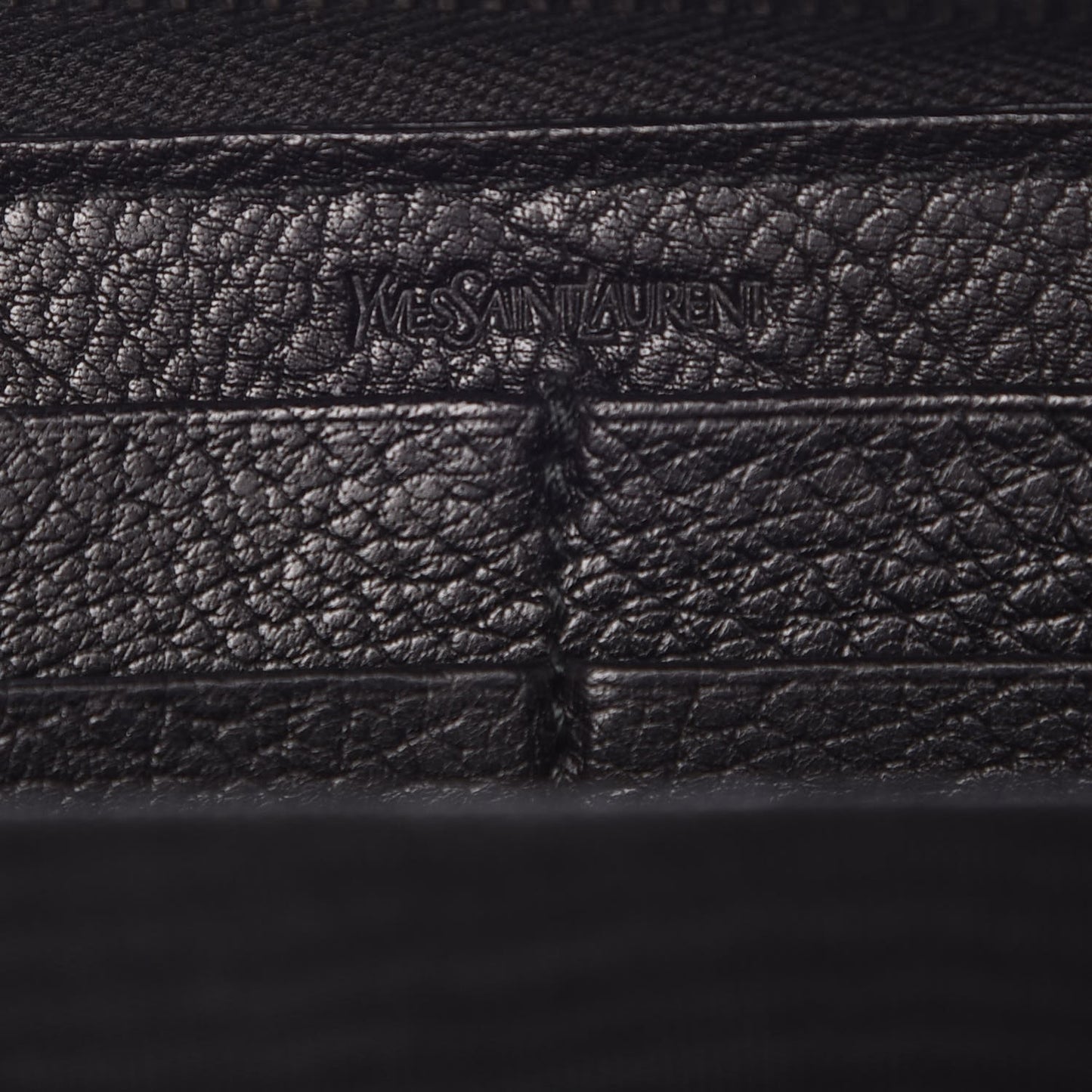Calfskin Studded Belle de Jour Long Wallet Black