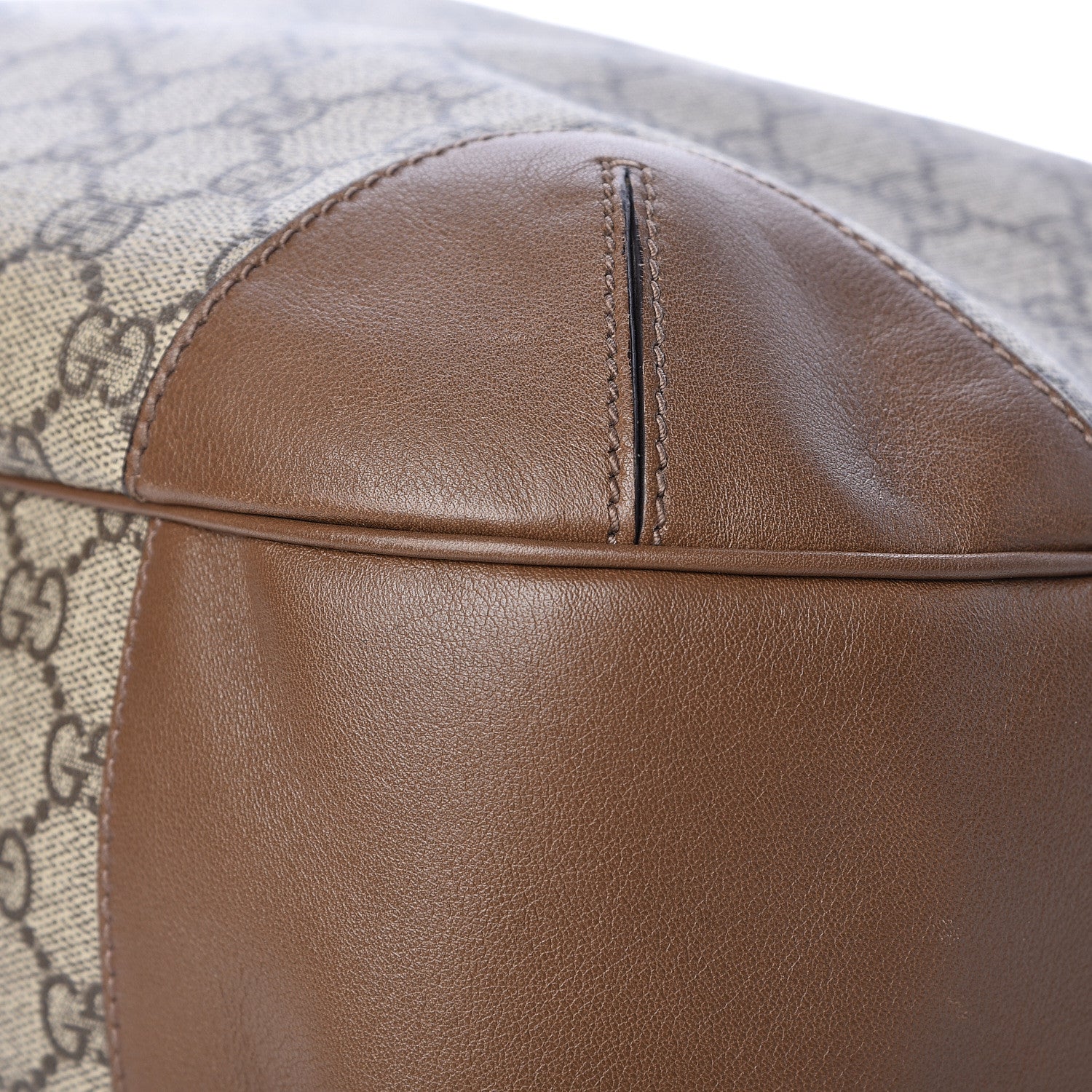 Gucci GG Supreme Monogram Margaux Calfskin Medium Nice Hobo Beige Ebony Acero 10 of 14