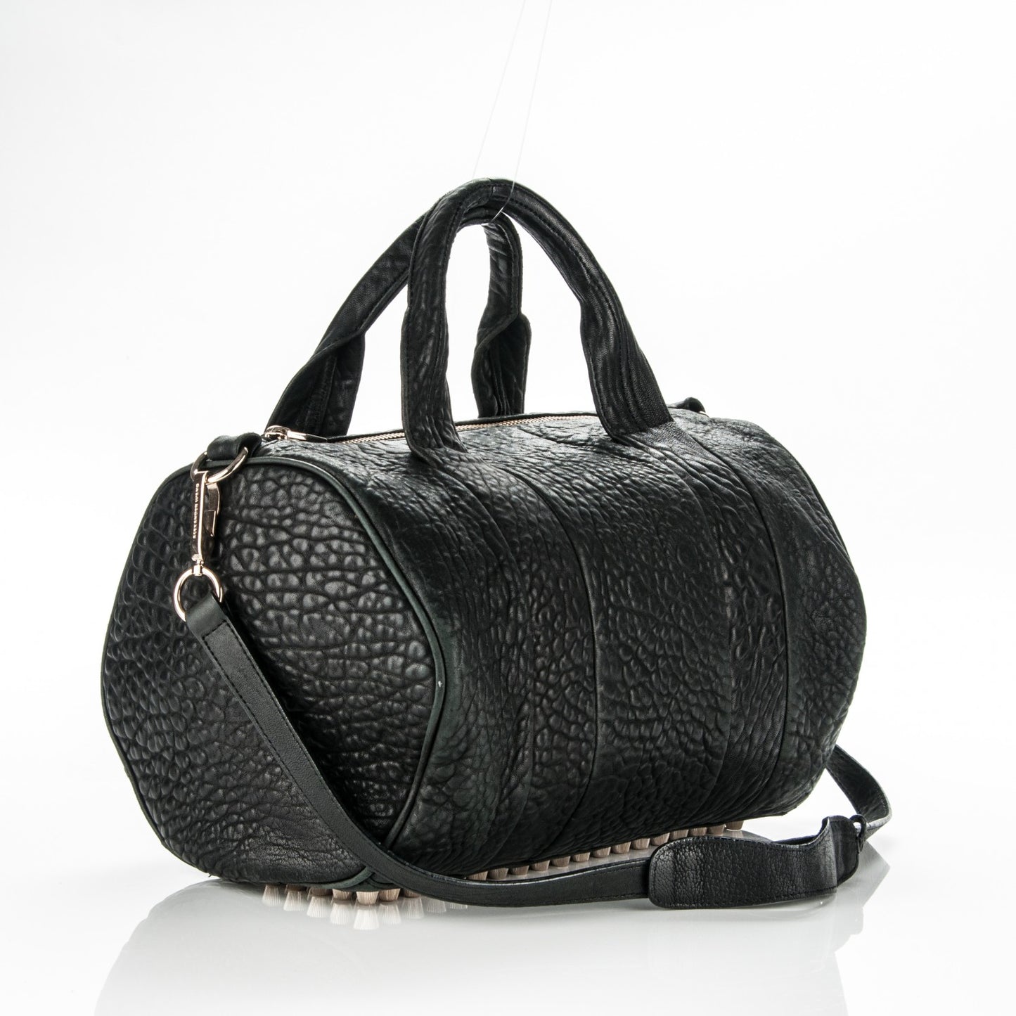 Pebbled Lambskin Rocco Black