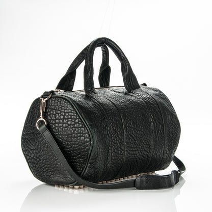 Alexander Wang Pebbled Lambskin Rocco Black 3 of 10