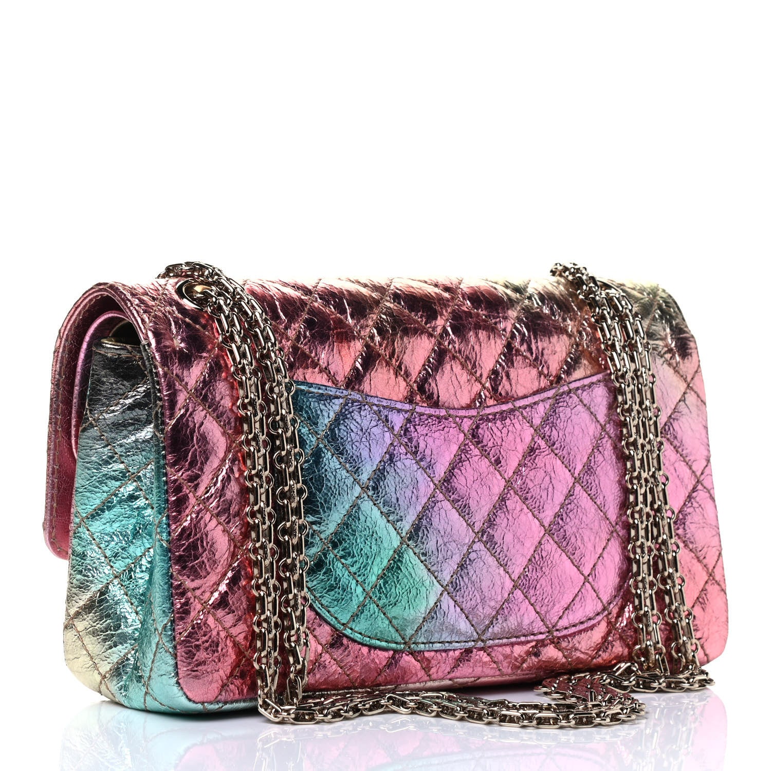 Chanel Metallic Goatskin Quilted 2.55 Reissue 225 Flap Multicolor 2 of 4