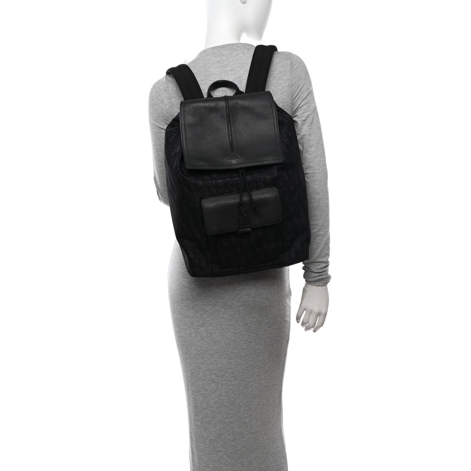Christian Dior Oblique Motion Backpack Black 2 of 13