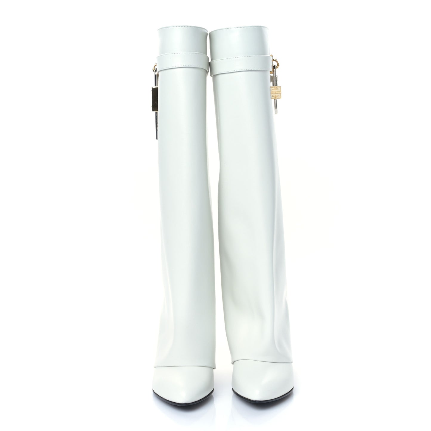 Box Calfskin Shark Lock Pant Boots 38.5