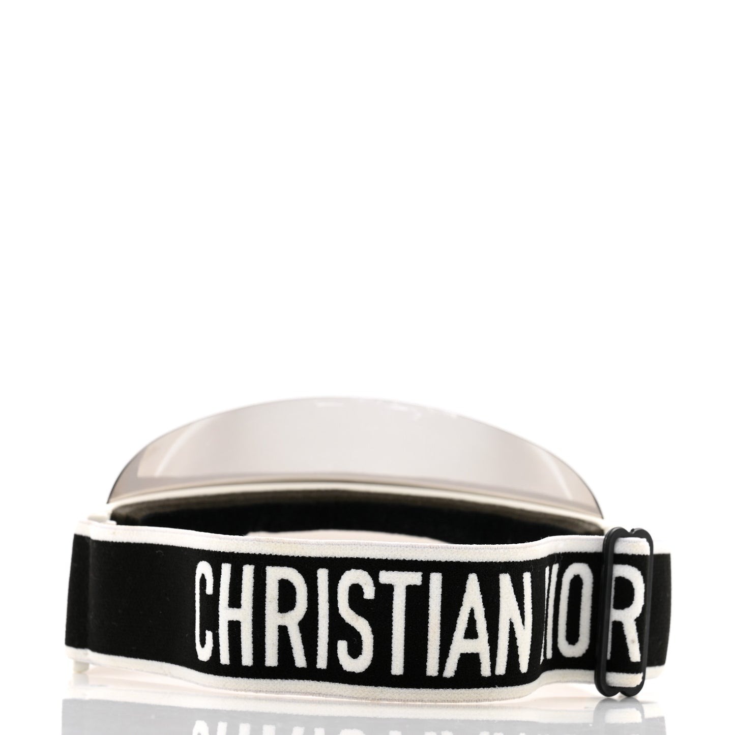 Mirrored DiorClub1 Sun Visor Silver