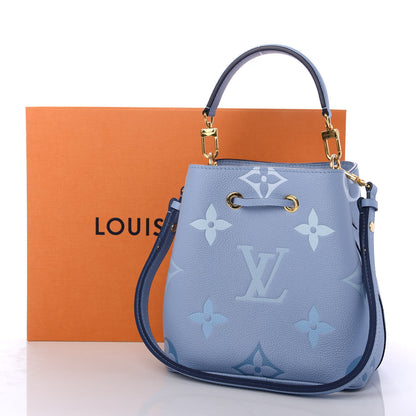 Louis Vuitton Empreinte Monogram Giant By The Pool Neonoe BB Summer Blue 10 of 10