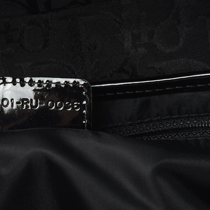 Christian Dior Monogram Saddle Bag Black 7 of 11