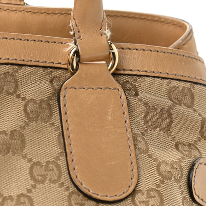 Gucci Monogram Web Large Tassel Tote Beige 16 of 17