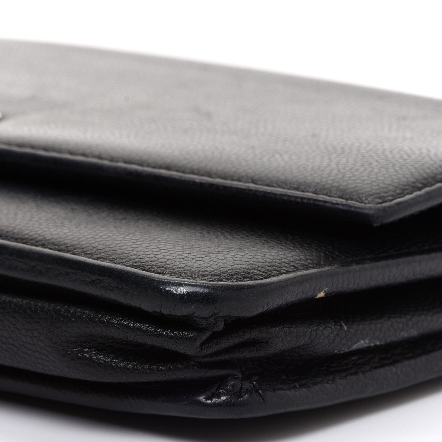 Chanel Caviar Sevruga Wallet On Chain WOC Black 11 of 19