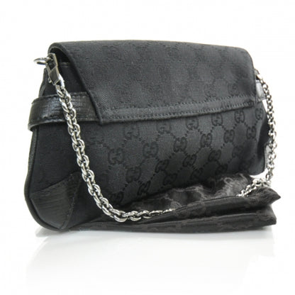 Gucci Monogram Horsebit Clutch Black 3 of 9