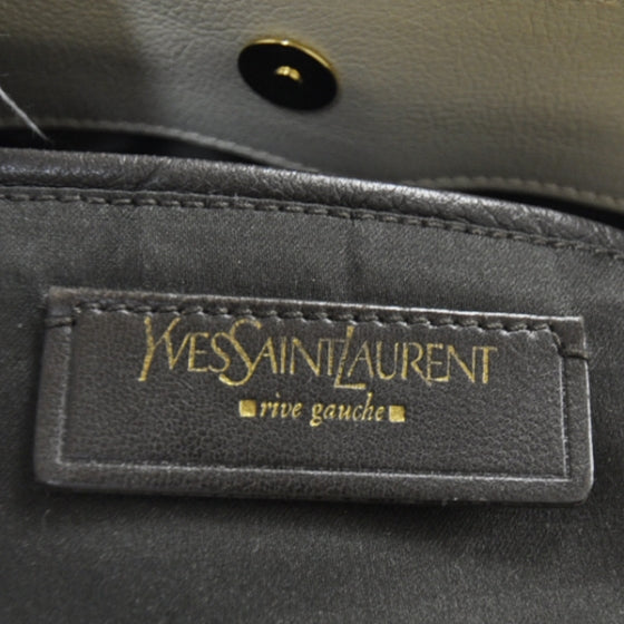 Saint Laurent Canvas Drawstring Shoulder Bag 8 of 10