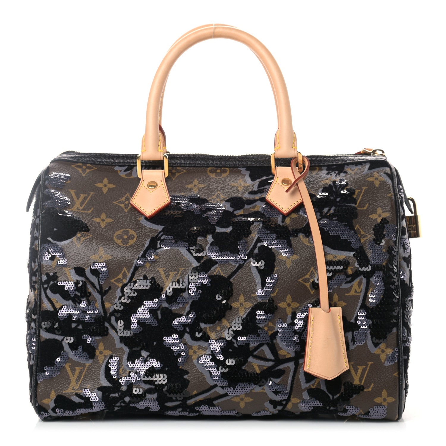Louis Vuitton Monogram Fleur De Jais Sequins Speedy 30 1 of 10