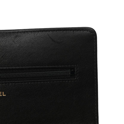 Chanel Lambskin Quilted Infinity Wallet On Chain WOC Black 13 of 14
