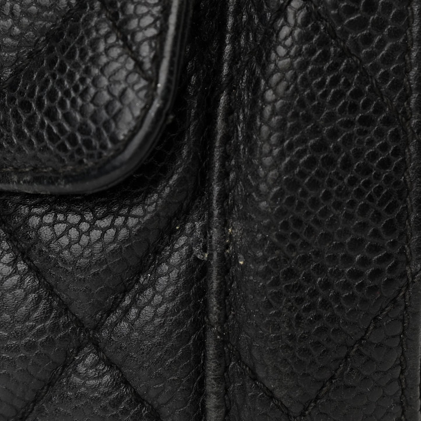 Caviar Quilted CC Tote Black