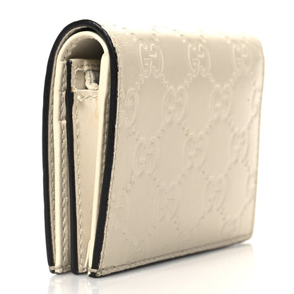 Gucci Guccissima Cherries Card Case Wallet White 3 of 13