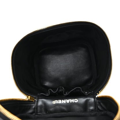 Chanel Caviar Vanity Cosmetic Case Black 5 of 8