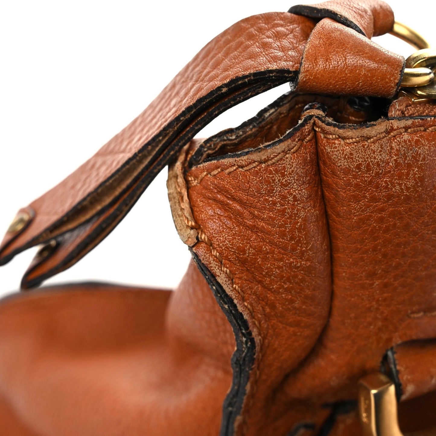 Calfskin Medium Marcie Satchel Tan