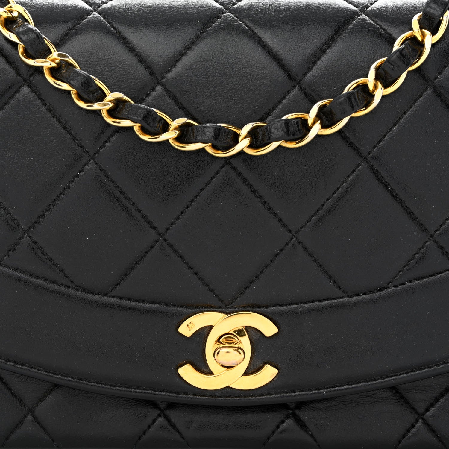 Chanel Lambskin Quilted Small Single Flap Black 9 of 12