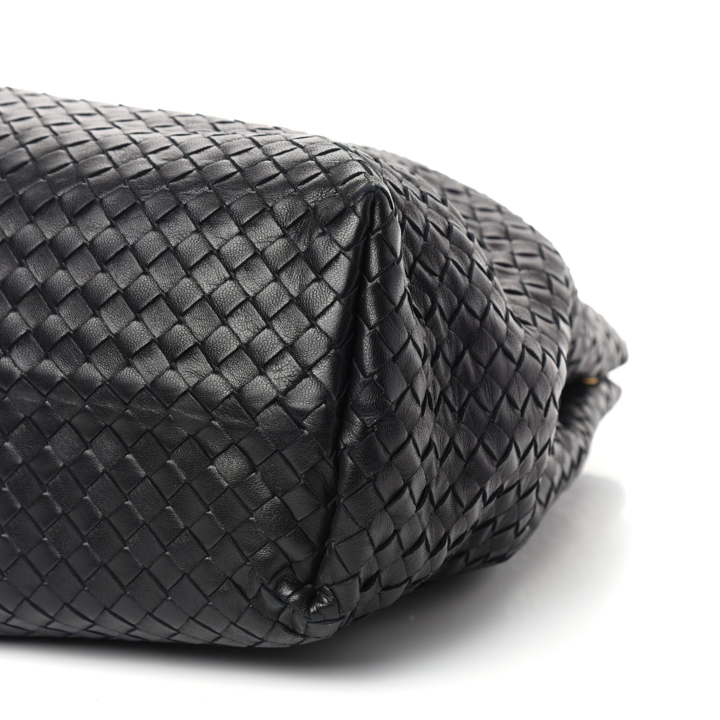 Nappa Intrecciato Medium Seamless Tote Black