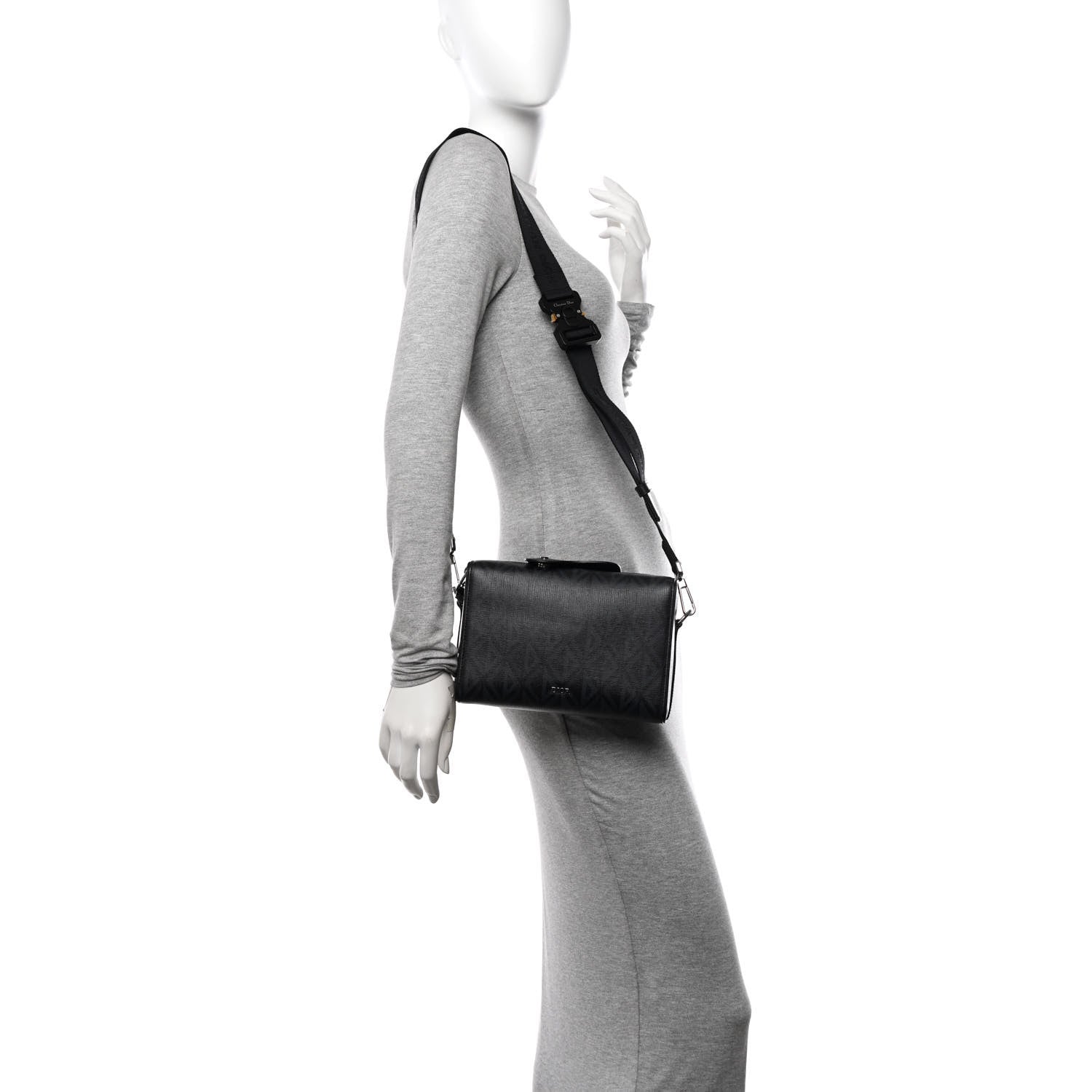 Christian Dior Canvas CD Diamond Lingot 22 Bag Black 2 of 10