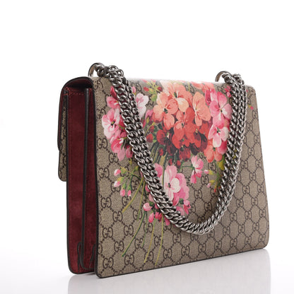 Gucci GG Supreme Monogram Blooms Medium Dionysus Shoulder Bag Beige Multicolor Dry Rose 3 of 9